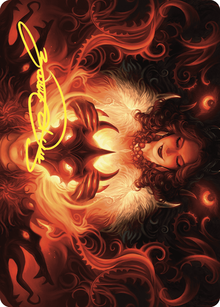 Witch's Mark Art Card (Gold-Stamped Signature) [Wilds of Eldraine Art Series] | Good Games North