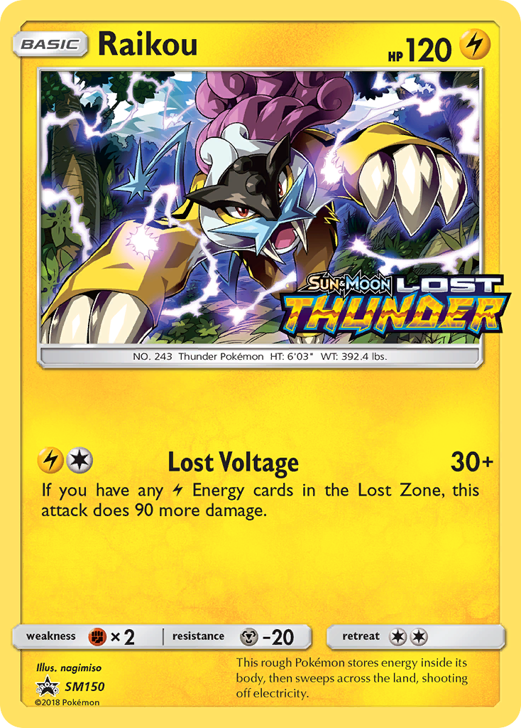Raikou (SM150) [Sun & Moon: Black Star Promos] | Good Games North