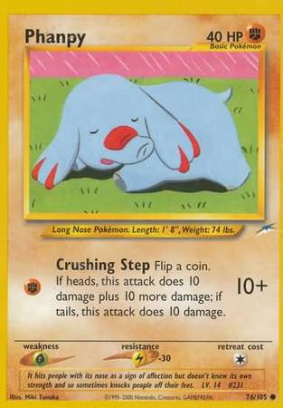 Phanpy (76/105) [Neo Destiny Unlimited] | Good Games North