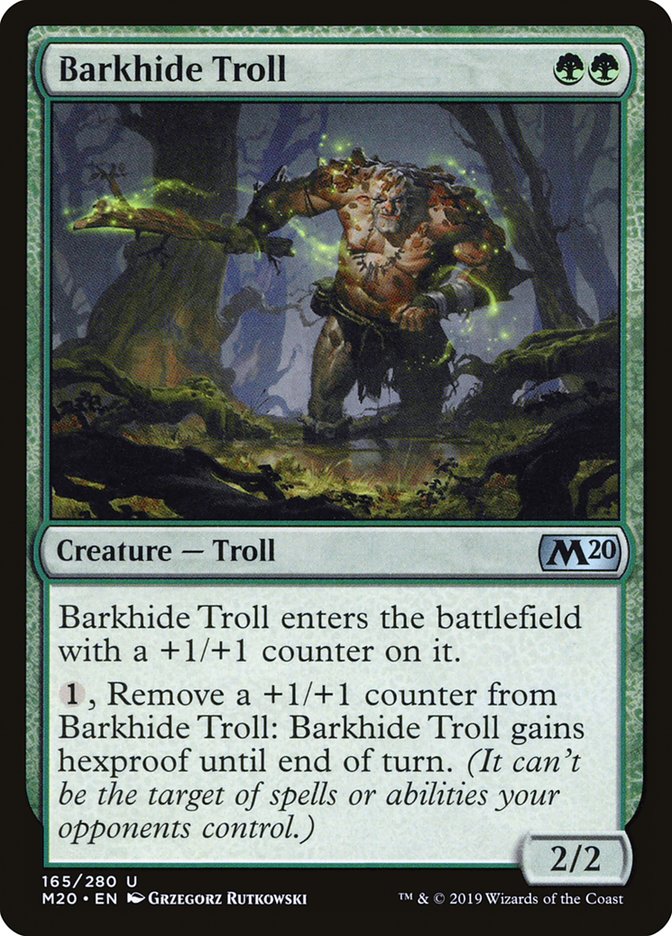 Barkhide Troll [Core Set 2020] | Good Games North