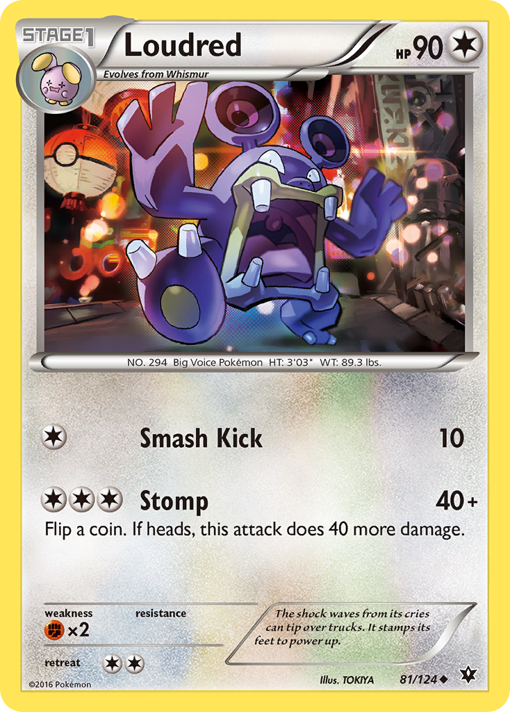 Loudred (81/124) [XY: Fates Collide] | Good Games North