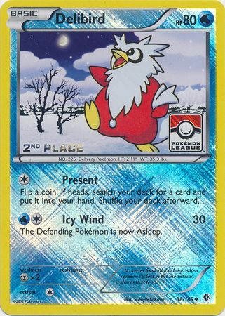 Delibird (38/149) (League Promo 2nd Place) [Black & White: Boundaries Crossed] | Good Games North