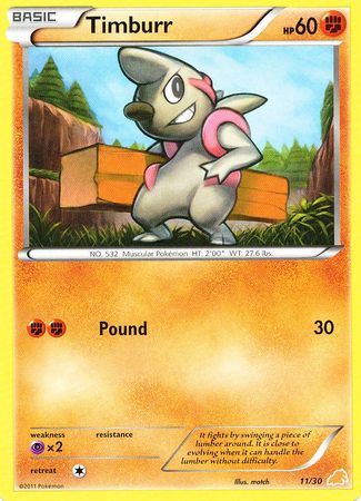 Timburr (11/30) [Black & White: Trainer Kit - Excadrill] | Good Games North