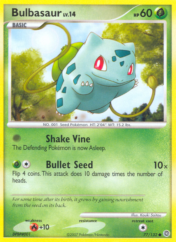 Bulbasaur (77/132) [Diamond & Pearl: Secret Wonders] | Good Games North