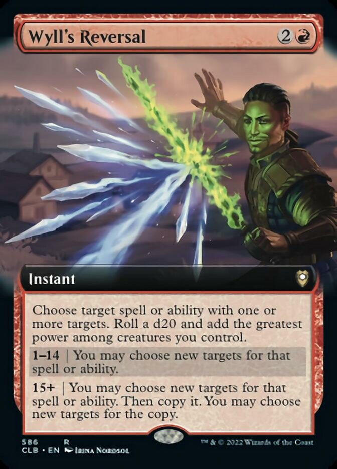 Wyll's Reversal (Extended Art) [Commander Legends: Battle for Baldur's Gate] | Good Games North