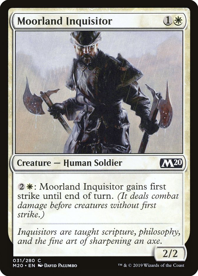 Moorland Inquisitor [Core Set 2020] | Good Games North