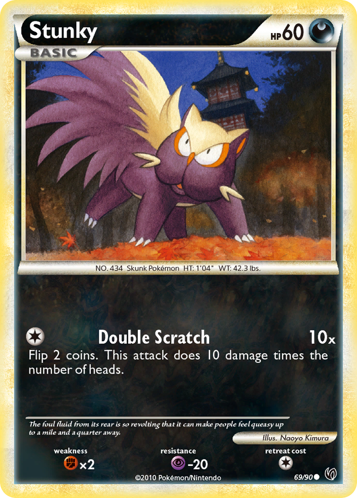Stunky (69/90) [HeartGold & SoulSilver: Undaunted] | Good Games North