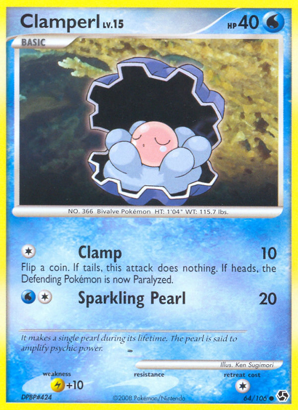 Clamperl (64/106) [Diamond & Pearl: Great Encounters] | Good Games North