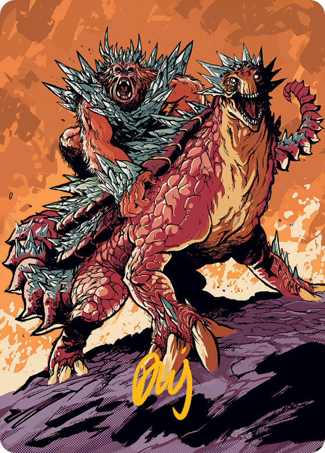 Kogla and Yidaro Art Card (Gold-Stamped Signature) [March of the Machine Art Series] | Good Games North