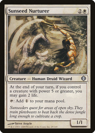 Sunseed Nurturer [Shards of Alara] | Good Games North
