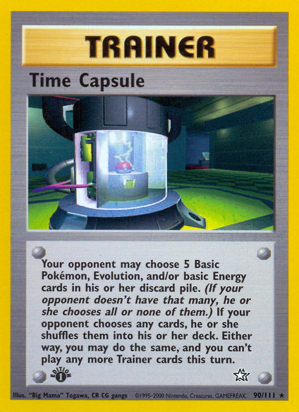 Time Capsule (90/111) [Neo Genesis 1st Edition] | Good Games North
