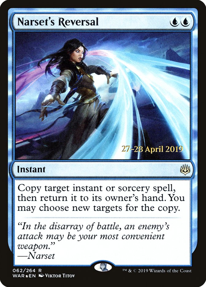 Narset's Reversal  [War of the Spark Prerelease Promos] | Good Games North