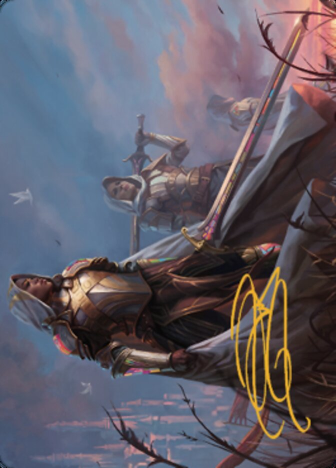 Danitha, Benalia's Hope Art Card (Gold-Stamped Signature) [Dominaria United Art Series] | Good Games North