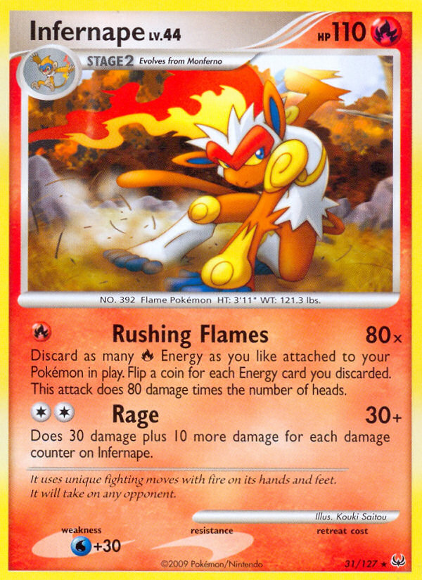 Infernape (31/127) [Platinum: Base Set] | Good Games North