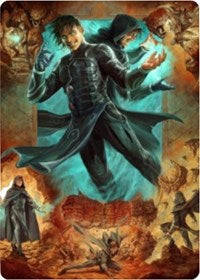 Jace, Mirror Mage 2 Art Card [Zendikar Rising Art Series] | Good Games North