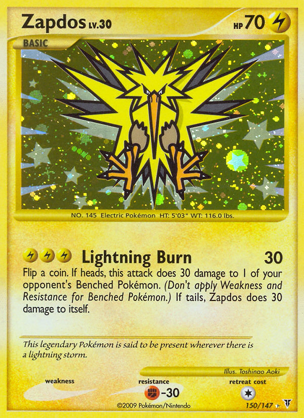 Zapdos (150/147) [Platinum: Supreme Victors] | Good Games North