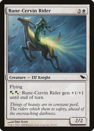 Rune-Cervin Rider [Shadowmoor] | Good Games North