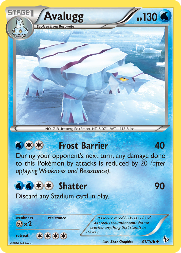 Avalugg (31/106) [XY: Flashfire] | Good Games North