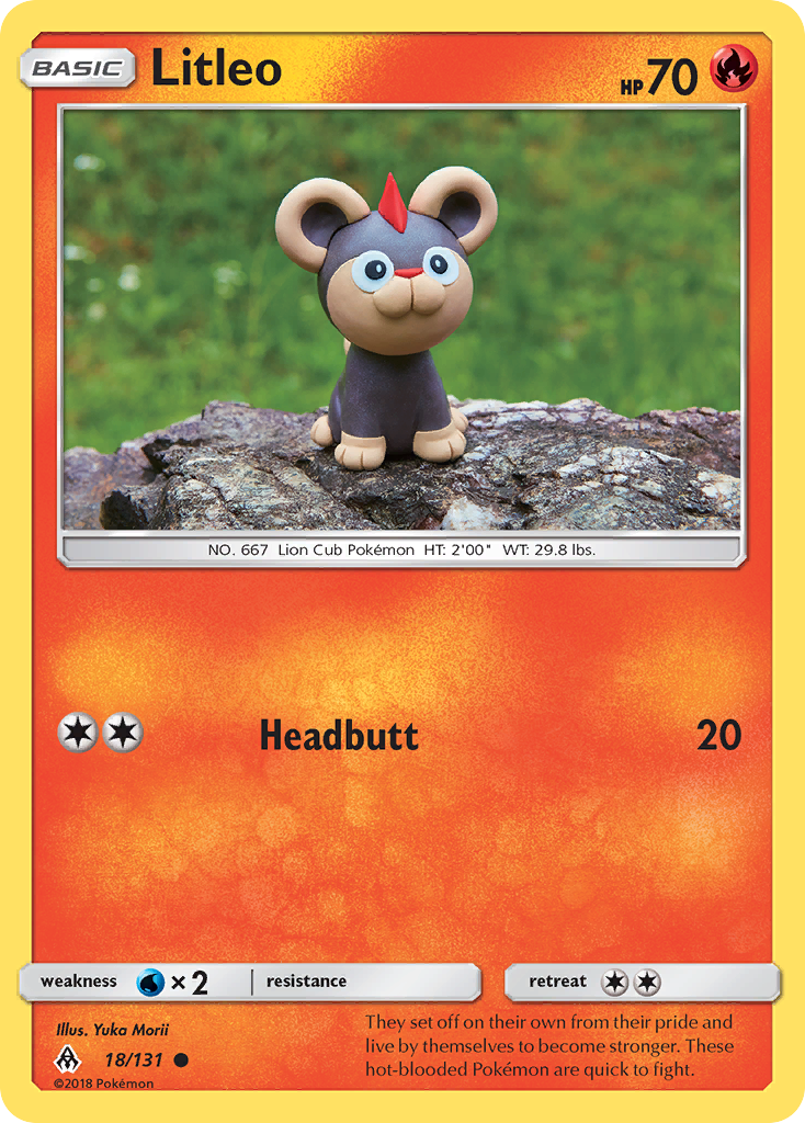Litleo (18/131) [Sun & Moon: Forbidden Light] | Good Games North