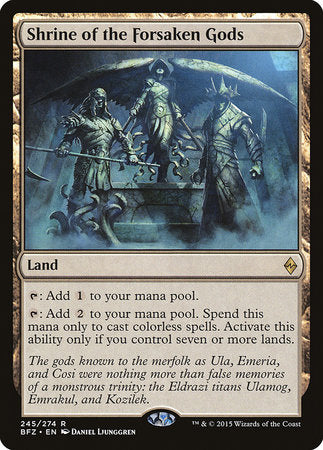 Shrine of the Forsaken Gods [Battle for Zendikar] | Good Games North