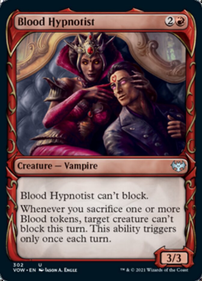Blood Hypnotist (Showcase Fang Frame) [Innistrad: Crimson Vow] | Good Games North