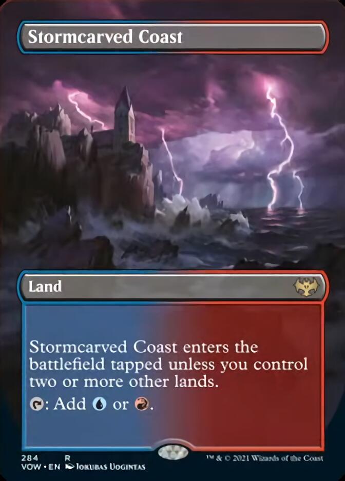 Stormcarved Coast (Borderless) [Innistrad: Crimson Vow] | Good Games North