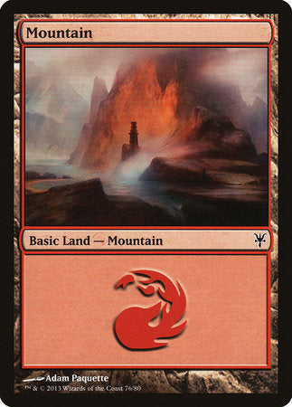Mountain (76) [Duel Decks: Sorin vs. Tibalt] | Good Games North
