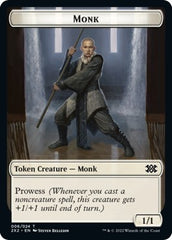 Wrenn and Six Emblem // Monk Double-sided Token [Double Masters 2022 Tokens] | Good Games North
