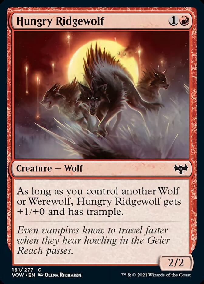 Hungry Ridgewolf [Innistrad: Crimson Vow] | Good Games North