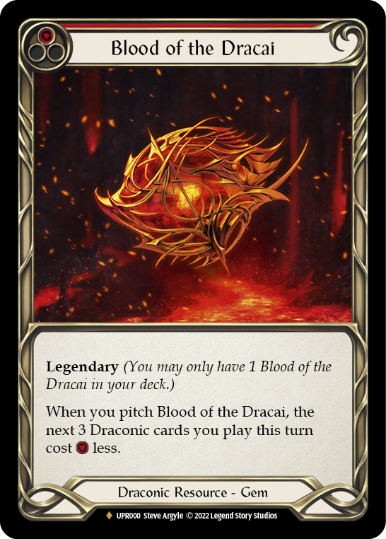 Blood of the Dracai [UPR000] (Uprising)  Cold Foil | Good Games North