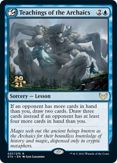 Teachings of the Archaics [Strixhaven: School of Mages Prerelease Promos] | Good Games North