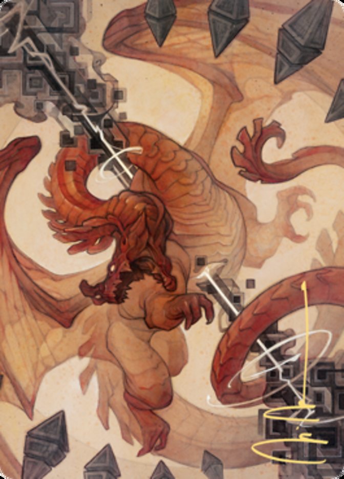 Soul Shatter Art Card (Gold-Stamped Signature) [Zendikar Rising Art Series] | Good Games North