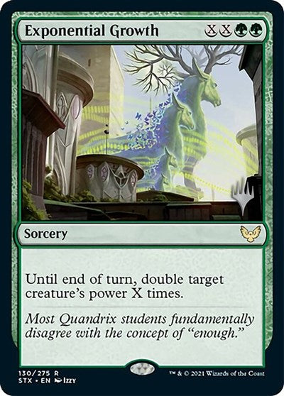 Exponential Growth (Promo Pack) [Strixhaven: School of Mages Promos] | Good Games North