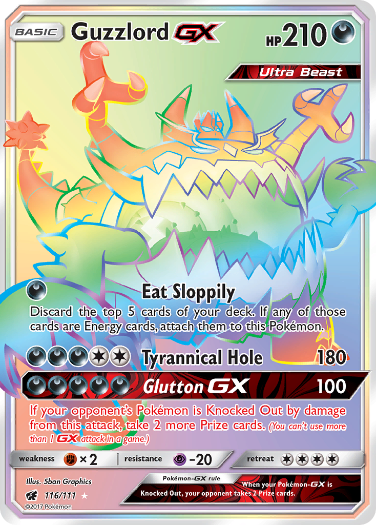 Guzzlord GX (116/111) [Sun & Moon: Crimson Invasion] | Good Games North