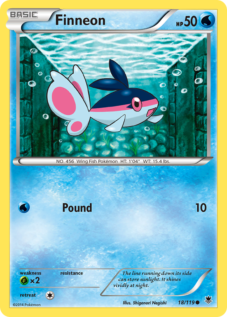 Finneon (18/119) [XY: Phantom Forces] | Good Games North