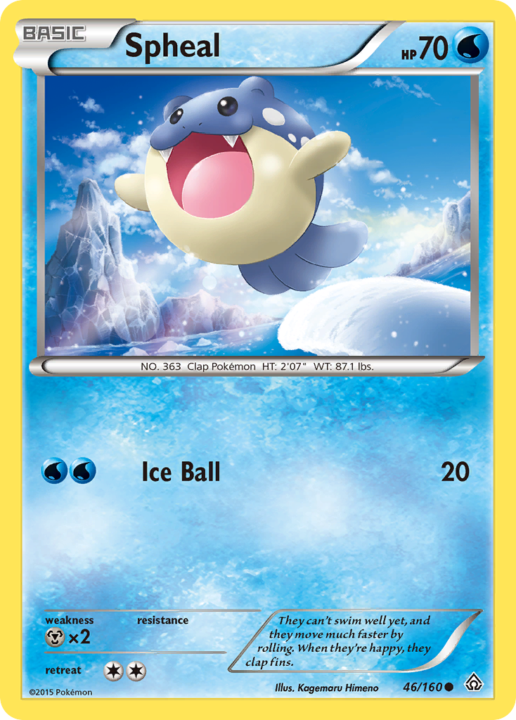 Spheal (46/160) [XY: Primal Clash] | Good Games North