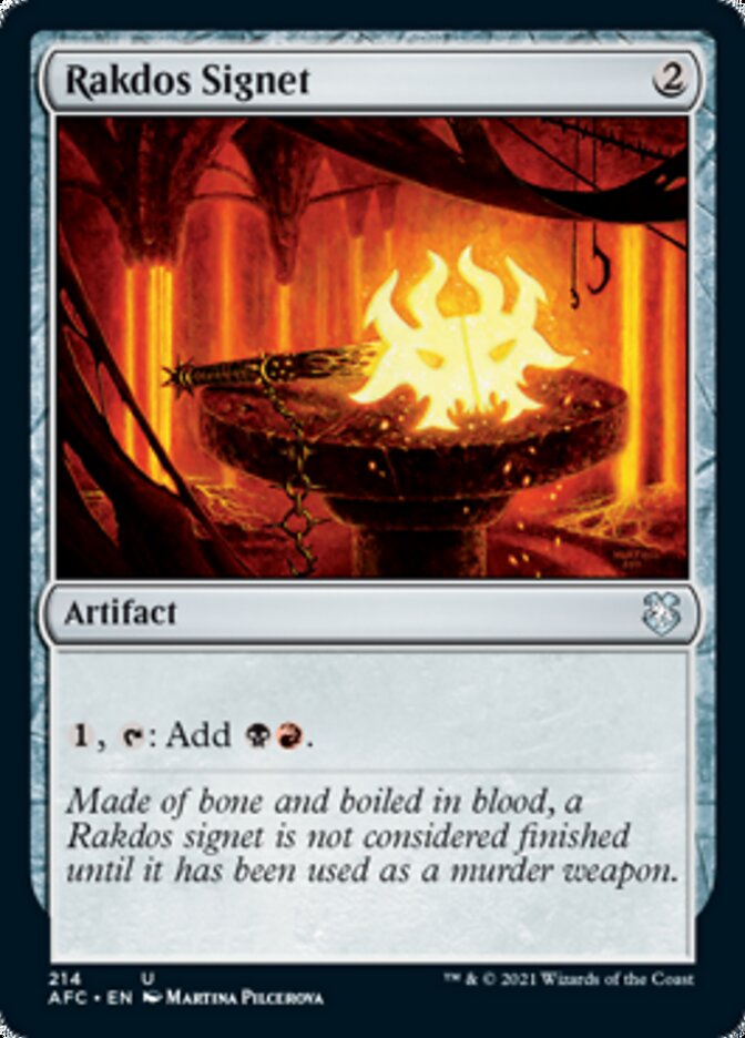 Rakdos Signet [Dungeons & Dragons: Adventures in the Forgotten Realms Commander] | Good Games North