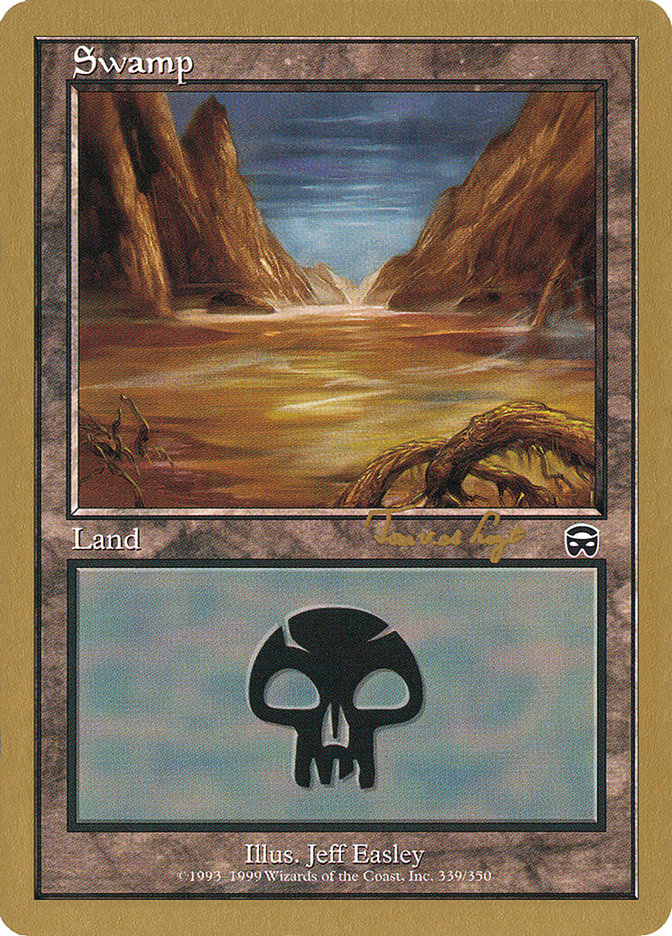 Swamp (tvdl339a) (Tom van de Logt) [World Championship Decks 2001] | Good Games North