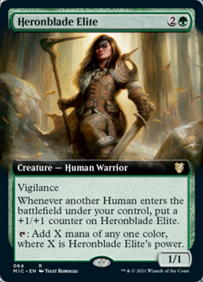 Heronblade Elite (Extended) [Innistrad: Midnight Hunt Commander] | Good Games North