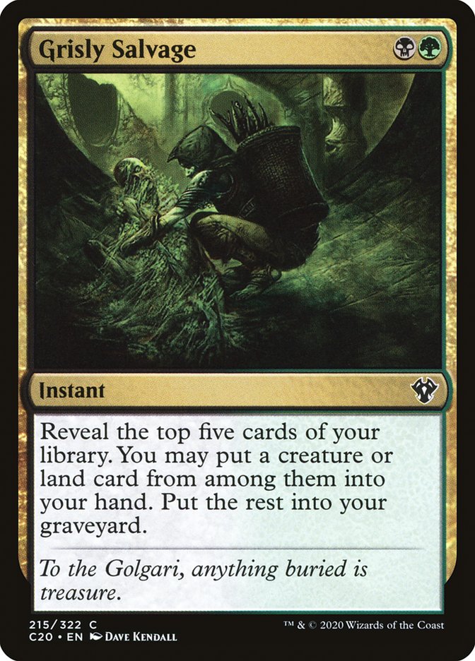 Grisly Salvage [Commander 2020] | Good Games North