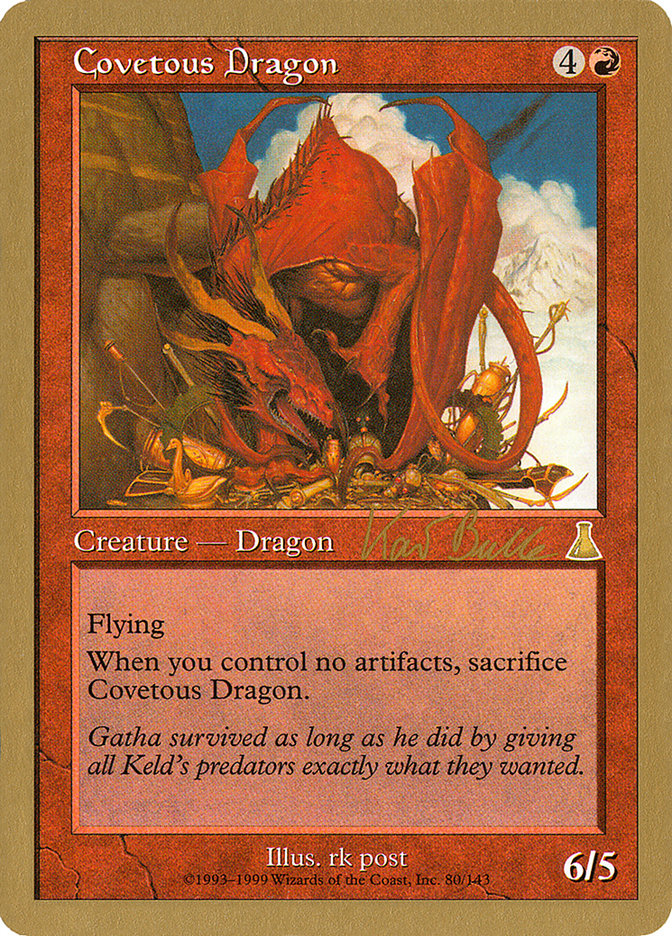 Covetous Dragon (Kai Budde) [World Championship Decks 1999] | Good Games North