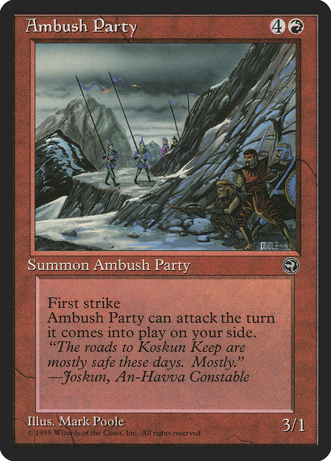 Ambush Party (Joskun Flavor Text) [Homelands] | Good Games North