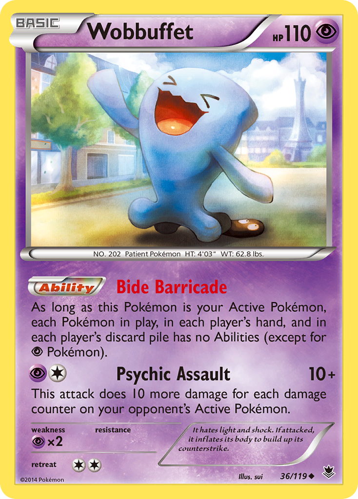Wobbuffet (36/119) [XY: Phantom Forces] | Good Games North
