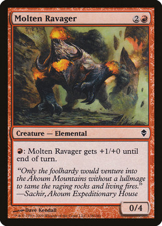 Molten Ravager [Zendikar] | Good Games North