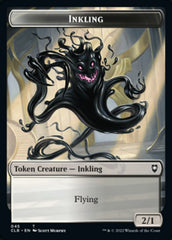 Warrior // Inkling Double-sided Token [Commander Legends: Battle for Baldur's Gate Tokens] | Good Games North