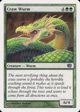Craw Wurm [Eighth Edition] | Good Games North