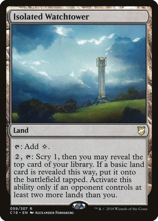 Isolated Watchtower [Commander 2018] | Good Games North