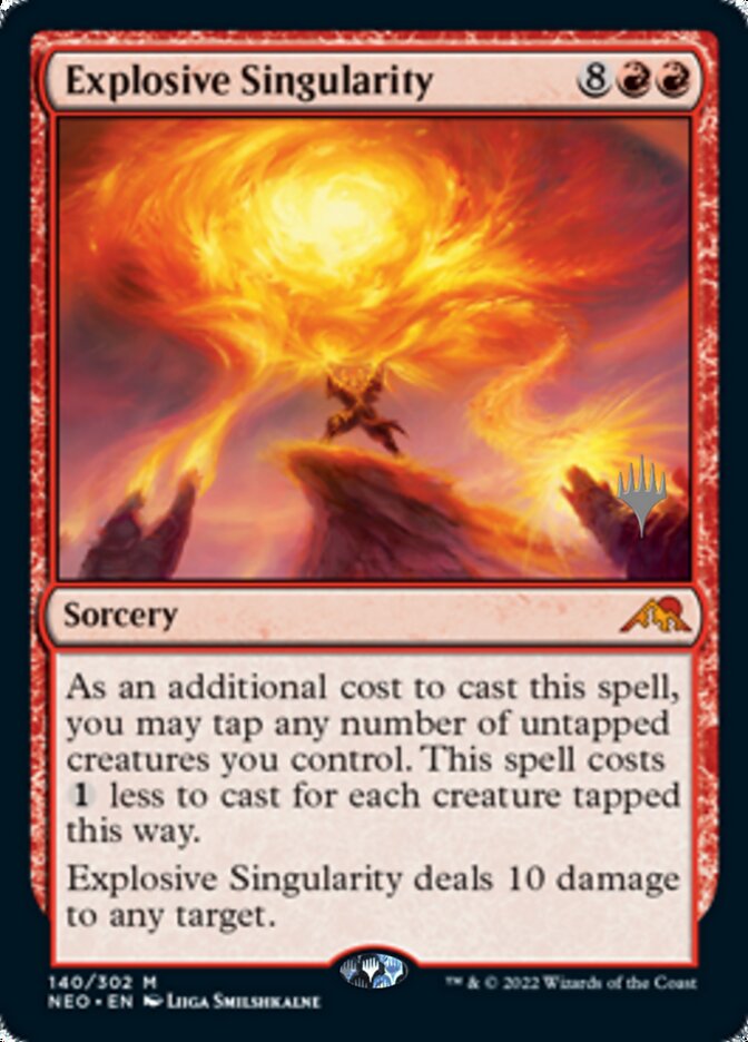 Explosive Singularity (Promo Pack) [Kamigawa: Neon Dynasty Promos] | Good Games North