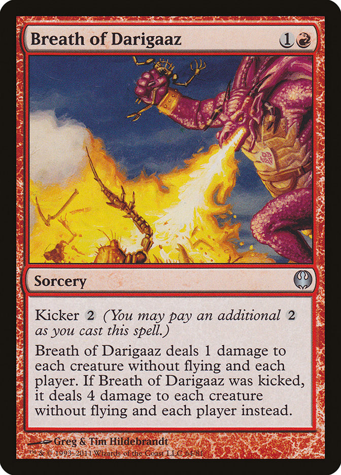 Breath of Darigaaz [Duel Decks: Knights vs. Dragons] | Good Games North