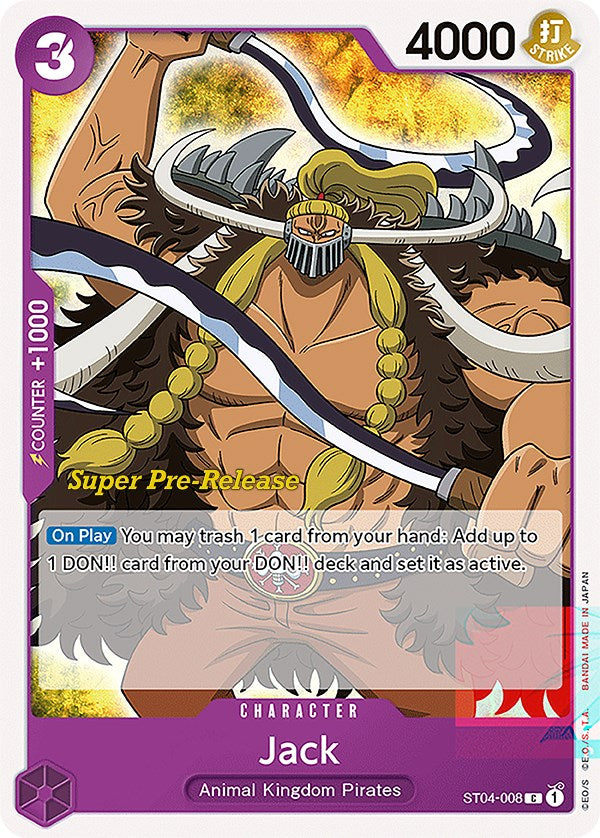 Jack [Super Pre-Release Starter Deck: Animal Kingdom Pirates] | Good Games North
